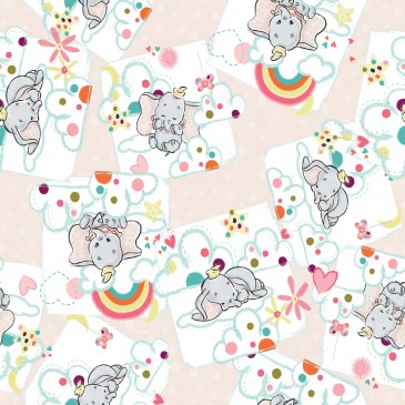 Disney Dumbo Fabric DREAMY.331.140