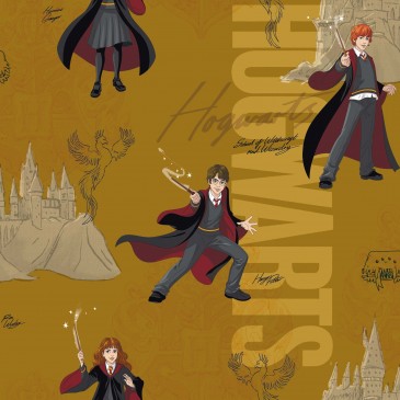Harry Potter Warner Bros Fabric HPMAGIC.243.140
