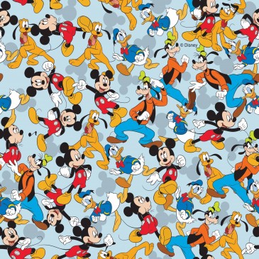 Disney Donald Duck Mickey Mouse Fabric MIXED.380.140