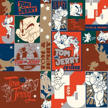 Tom & Jerry Warner Bros Fabric TX000040-990
